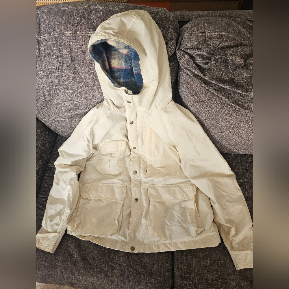 Rare Vintage Woolrich Made In Usa Field Coat. Large, 22ptp.